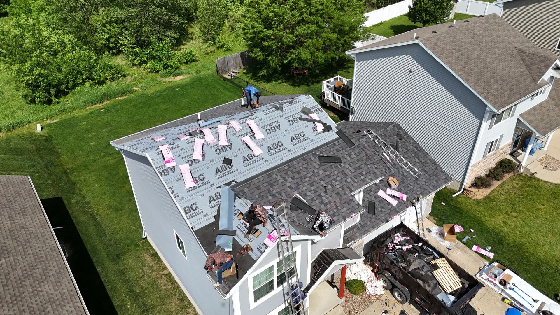 Gallery photos for Full Roof Replacement and Siding Repair in Cedar Falls: Image #1