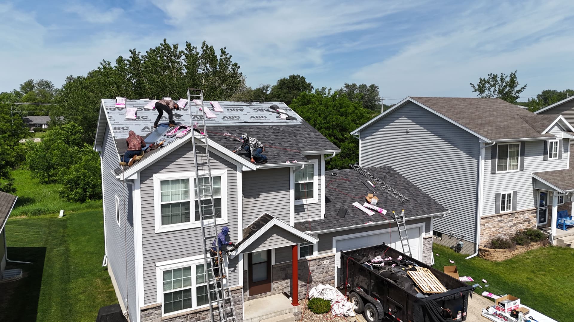 Full Roof Replacement and Siding Repair in Cedar Falls image